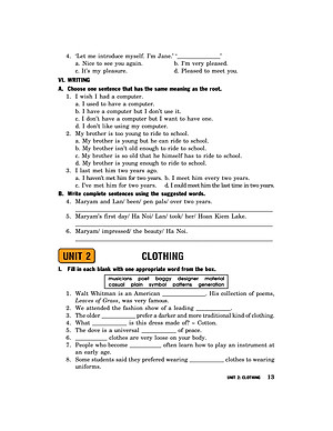 Sách Bài Tập Tiếng Anh 9 - Không Đáp Án (Tái Bản 2020)