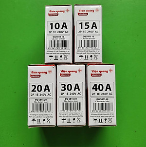 Cầu dao an toàn Điện Quang ĐQ SB15 - Aptomat CB Cóc (10A, 15A, 20A, 30A, 40A) dùng đóng ngắt phụ tải, bảo vệ quá dòng