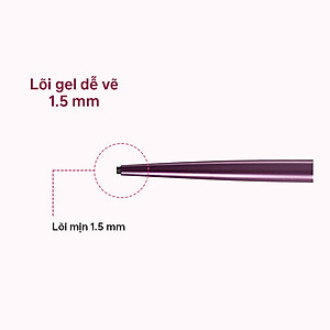 Bút Chì Gel Kẻ Mí Mắt Siêu Chống Trôi Dạng Xoay Kissme Heroine Make Màu Nâu #02 0.08 G