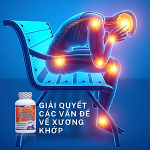 (HSD 06/2026) Viên Uống Glucosamine Chondroitin With Msm Giúp Giảm Đau Do Viêm Xương Khớp Hộp 100 Viên