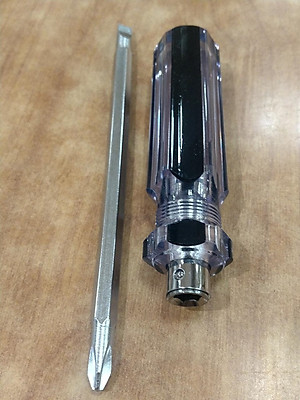 Tua vít cán dài đảo đầu, cách điện Echo Metal 18,3 cm hàng nội địa Nhật Bản