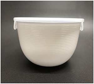 Hộp nhựa Nakaya 1.1L dùng để hâm nóng & nấu nướng thức ăn trong lò vi sóng ( Hộp tròn giao màu ngẫu nhiên ) - made in Japan