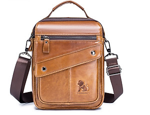 Túi xách túi đeo chéo nam 100% da bò thật cao cấp phong cách mới