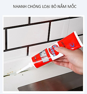 Gel tẩy mốc đa năng LKB 120ml - Tẩy nấm mốc silicon, gioăng cao su máy giặt, mốc chân tường - Loại Cực Mạnh - Hàng Chính Hãng
