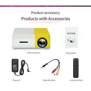 Máy Chiếu Mini YG-300 Smart LED Độ Phân Giải 1920×1080