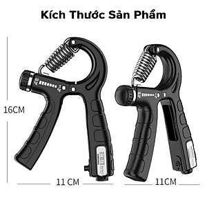 Kìm Bóp Tay ECO Kìm Tập Lực Cơ Tay Chữ R Dụng Cụ Tập Gym Tại Nhà Điều Chỉnh Lực Từ 5 - 60kg Đếm Số Tự Động Hãng miDoctor
