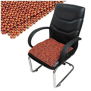 Miếng Đệm Hạt Gỗ PaKaSa Massage Ghế Ô TÔ , Xe Hơi , Ghế Văn Phòng KT 45 x 45 cm - Chính Hãng
