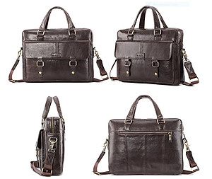 Túi xách nam công sở 100% da bò thật cao cấp phong cách mới