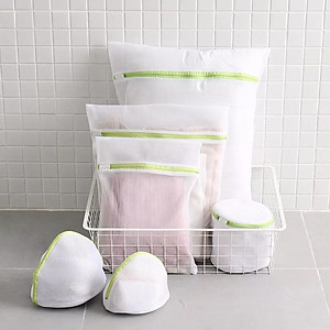 COMBO BỘ 6 TÚI GIẶT ĐỒ ĐA NĂNG CHẤT LIỆU SỢI POLYESTER THOÁNG KHÍ NHIỀU KÍCH CỠ - HENRYSA
