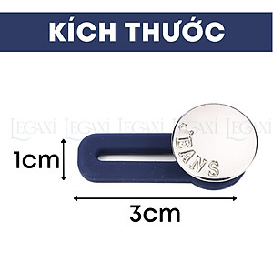 Khóa Cài, Khuy Gài Nới Rộng Eo Quần Không Cần May Điều Chỉnh Thắt Lưng Jean Váy Jean Cho Nam Nữ Tiện Lợi Legaxi