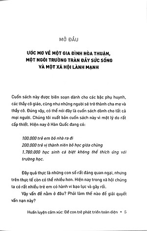 Sách Huấn Luyện Cảm Xúc Để Con Trẻ Phát Triển Toàn Diện