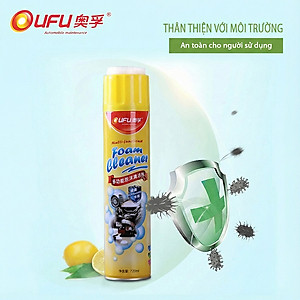 Chai Xịt Vệ Sinh Ghế Da Nội Thất Ô Tô OUFU AF-1101 720ml