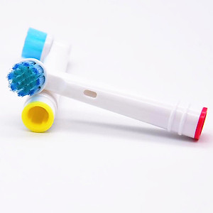 Cho máy Oral B Braun, bộ 4 Đầu Bàn Chải đánh răng điện thay thế MIHOCO EB28-P New Sensitive, làm sạch răng, cho nướu nhạy cảm, BỊ VIÊM