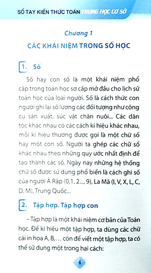 Sổ Tay Kiến Thức Toán Trung Học Cơ Sở