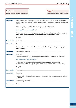 C1 Advanced 1 with 4 Practice Tests - Latest Format