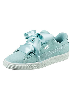 Mua Giày sneaker nữ Puma Suede Heart Pebble màu xanh ngọc | Tiki
