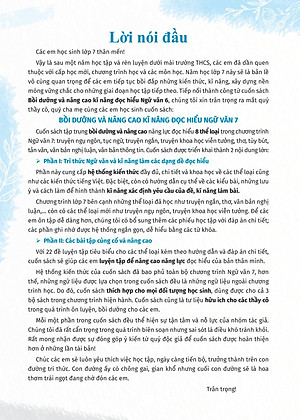 Sách - Bồi Dưỡng Và Nâng Cao Kỹ Năng Đọc Hiểu Ngữ Văn 7