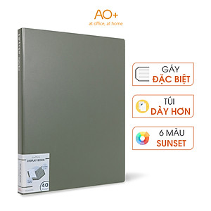 Bìa Lá A4 Switch OFF AO+, Túi Dày 0.06 mm (20 Lá/ 40 Lá)