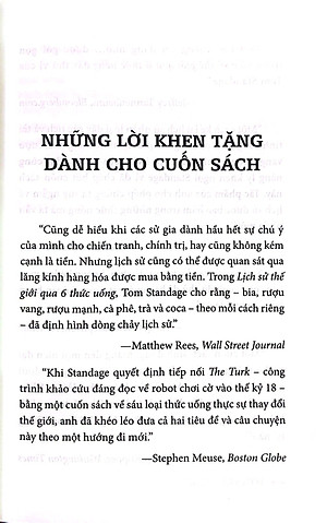 Lịch Sử Thế Giới Qua 6 Thức Uống - A History Of The World In 6 Glasses