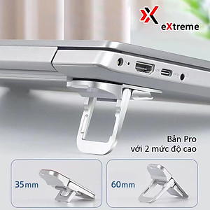 Giá đỡ laptop di động GL1x01 đế tản nhiệt cho Laptop, kê laptop Mac tiện lợi - Hàng chính hãng
