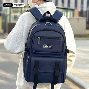 Balo Trung Học Thời Trang Cao Cấp XBags Dark Blue Xb3202 – Balo Nhiều Ngăn, Chống Nước, Đựng Laptop 15.6 Inch, Cá Tính, Trẻ Trung!