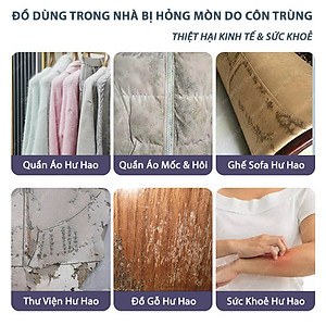 2 Gói 40 Viên Băng Phiến Để Tủ Quần Áo Long Não Thơm Đuổi Côn Trùng Gián Chuột Kiến Hiệu Quả