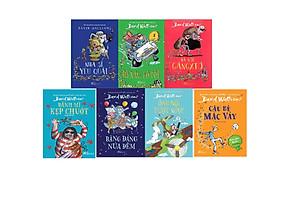  Combo 7 cuốn david walliams: Ông nội vượt ngục + Bố xấu bố tốt + Băng đảng nửa đêm + Bánh mì kẹp chuột + Bà nội gangxto + Nha sĩ yêu quái + Cậu bé mặc váy