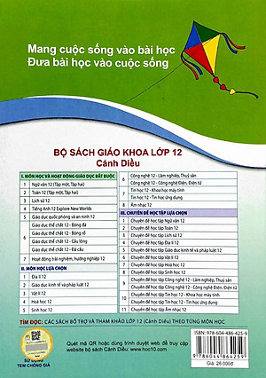 Bài Tập Toán 12 - Tập 1 (Cánh Diều) (Chuẩn)