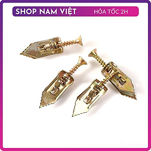 Set 10 Tắc Kê Nở Thép Siêu Bền Kèm Vít