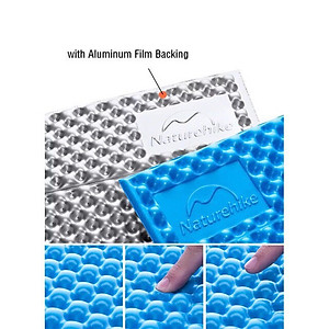 Đồ cắm trại đệm gấp Naturehike camputvn dạng xốp trứng dã ngoại du lịch leo núi chống nước lót nằm êm A069