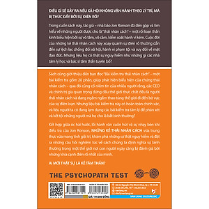 Sách Tâm Lý Học Biến Thái - Những Kẻ Thái Nhân Cách