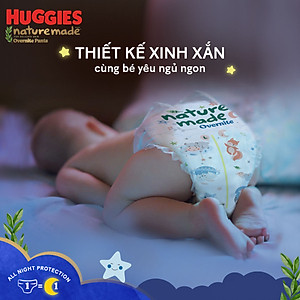 Tã quần Huggies Naturemade ban đêm M 58 miếng