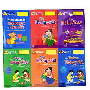 Sách - Hành Trang Cho Bé Vào Lớp Một Túi 6 Cuốn,Tập Tô,Tập Viết Chữ Cái Chữ Số ,Tặng 1 Cây Viết chì, 1 Chốt , 1 Gôm Tẩy