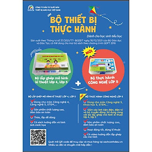 Bộ thực hành Công nghệ - Dùng cho học sinh Lớp 5 (Gồm các thiết bị điện, điện tử)