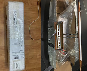 Đèn soi tranh - đèn rọi gương NAST hiện đại trang trí nội thất sang trọng.