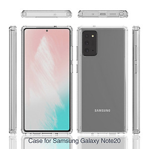 Ốp lưng chống sốc trong suốt siêu mỏng cho Samsung Galaxy Note 20 hiệu Likgus Crashproof giúp chống chịu mọi va đập - hàng nhập khẩu