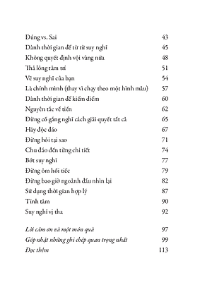 Sách Cách tư duy mạch lạc