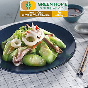 Hạt Giống Mướp Hương Greenhome, Gói 1gr~10 Hạt, Dễ Trồng Quanh Năm, Nảy Mầm Cao, Thu Hoạch Nhanh, Năng Suất Cao T16