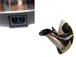 Ấm điện đế liền cao cấp 4L Đạt Tường – ĐL-01  - Trắng Inox - Hàng chính hãng