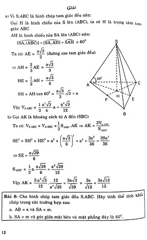Phân Loại Và Phương Pháp Giải Các Dạng Bài Tập Hình Học 12