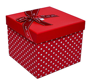 Hộp Quà Vuông V023 - 18 x 18 x 15 cm - Giao màu ngẫu nhiên