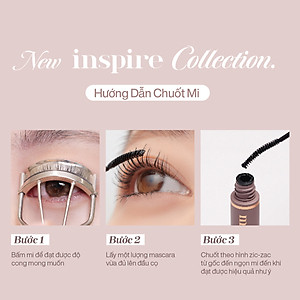 Mascara Chuốt Cong Dài Dày Mi Tự Nhiên Mude Inspire Skinny Curling Mascara (3ml)