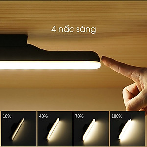 Đèn Led gắn tường, tủ đọc sách  tích điện đa năng 4 cấp độ