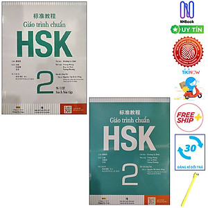 Combo Giáo Trình Chuẩn HSK 2 - Bài Học (Kèm 1 MP3) và Giáo Trình HSK 2 - Sách Bài Tập (Kèm MP3) ( Tặng Kèm Viết )