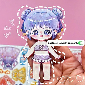 Đồ Chơi Búp Bê Từ Tính Nam Châm Thay Trang Phục Công Chúa