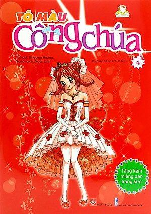 Sách Tô Màu Công Chúa (Tập 4) - Tặng Kèm Miếng Dán Trang Sức