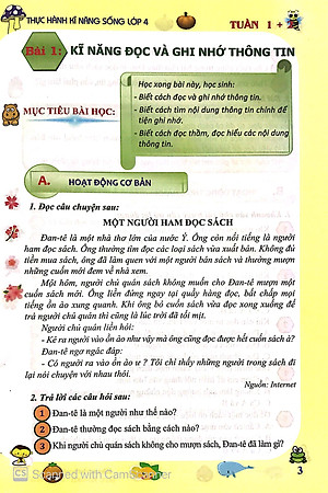 Sách Thực Hành Kỹ Năng Sống Lớp 4 (Màu)