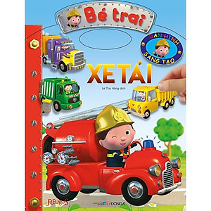 Bé Trai Dán Hình - Xe Tải