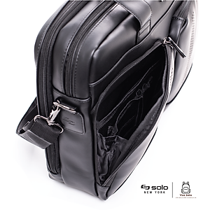 Túi xách Solo Moore 15.6 inch - Màu đen - Mã VNL300-4 - Kích thước Cao 31 x Ngang 40 x Rộng 12 cm - Túi chính hãng bảo hành 5 năm