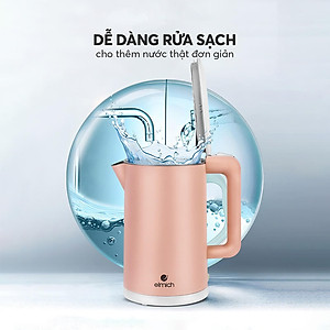 Ấm đun nước siêu tốc Elmich 1,7L KEE 1774 P - Hàng chính hãng